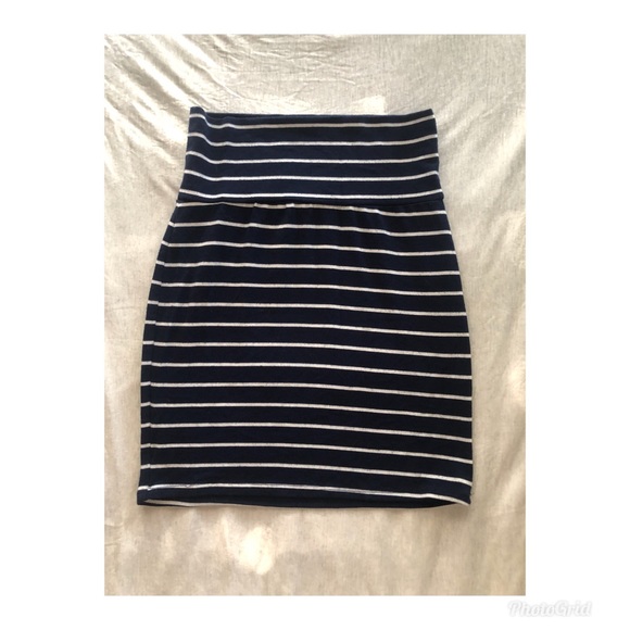 Striped pencil skirt - Picture 1 of 1